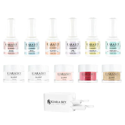 Kiara Sky Dipping Powder System Starter Kit - Color (Free Dip Case)