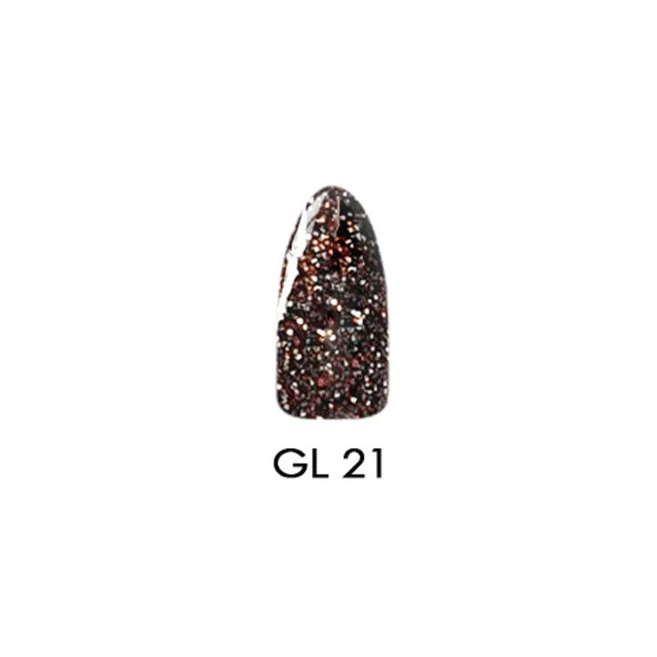 Chisel Acrylic & Dip Powder - Glitter 21