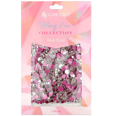 Kiara Sky Bling It On Rhinestone - Silver Dollar KSR11