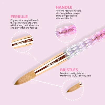 Kiara Sky Acrylic Brush - #8