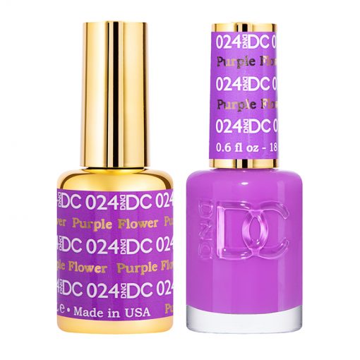 DC Gel Duo - Purple Flower 024