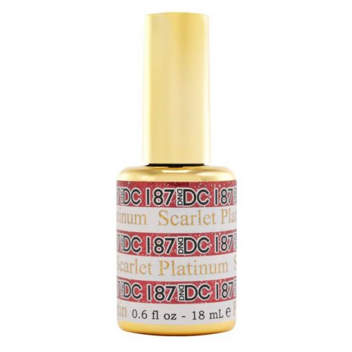 DC Platinum Gel Polish - Scarlet 187