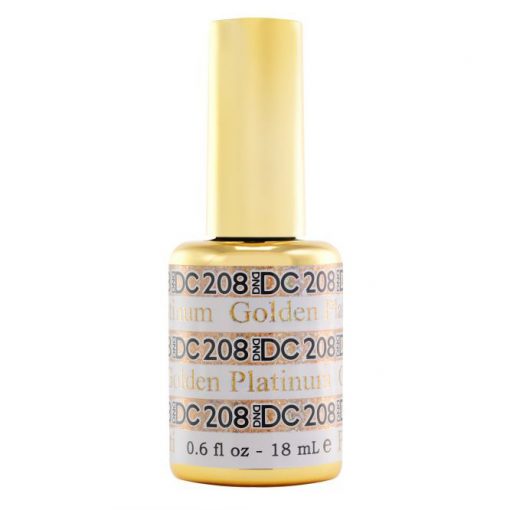 DC Platinum Gel Polish - Golden 208