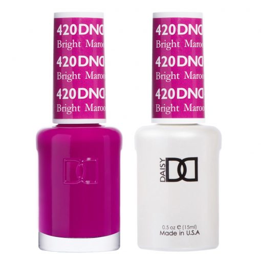 DND Gel Duo - Bright Maroon 420