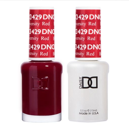 DND Gel Duo - Boston University Red 429