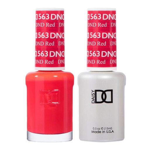 DND Gel Duo - DND Red 563