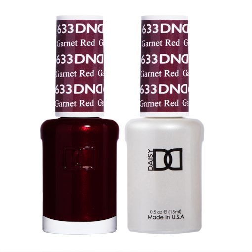 DND Gel Duo - Garnet Red 633