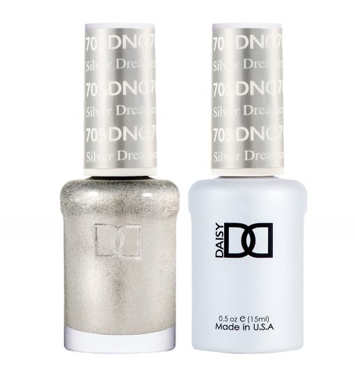 DND Gel Duo - Silver Dreamer 705