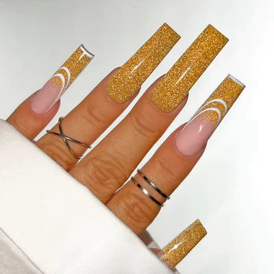 Kiara Sky Diamond FX Acrylic Powder - Gold Touch AFX09