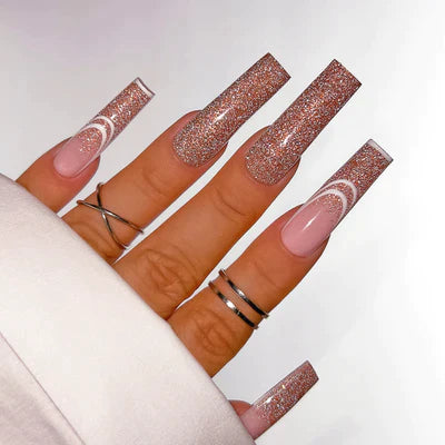 Kiara Sky Diamond FX Acrylic Powder - Peach For The Stars AFX12