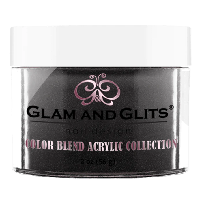 Glam & Glits Color Blend Acrylic Powder - Black Mail BL3048