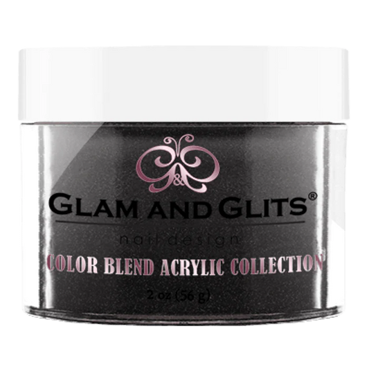 Glam & Glits Color Blend Acrylic Powder - Black Mail BL3048