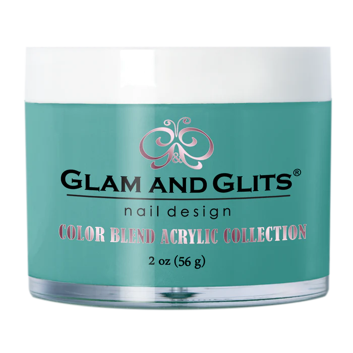 Glam & Glits Color Blend Acrylic Powder - Teal I'm Blue BL3112