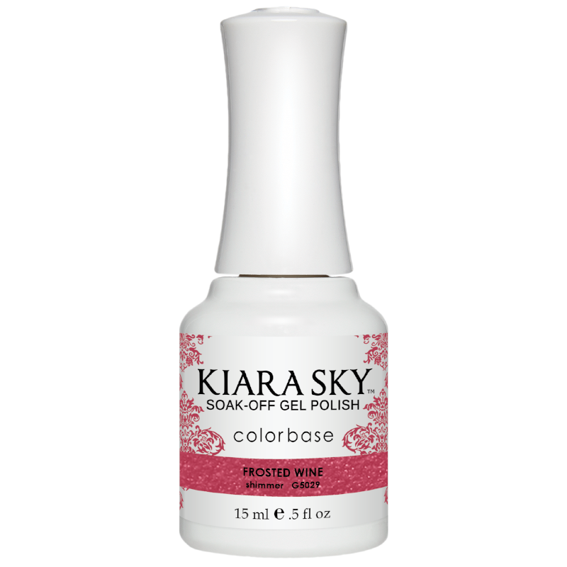 Kiara Sky Gel Polish - Frosted Wine G5029