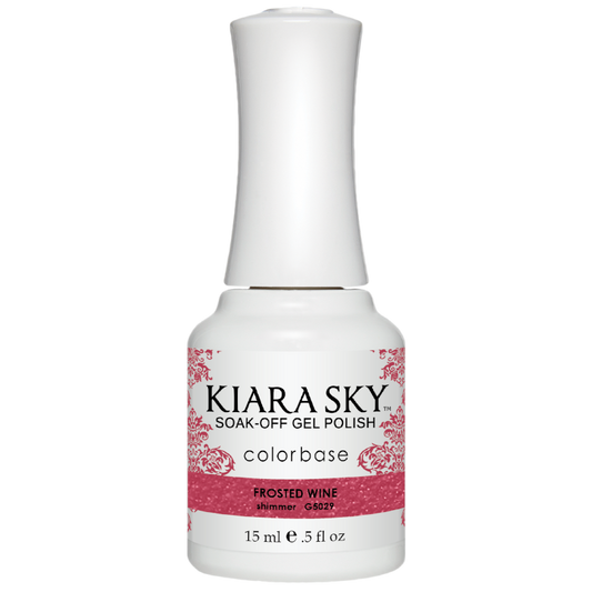 Kiara Sky Gel Polish - Frosted Wine G5029