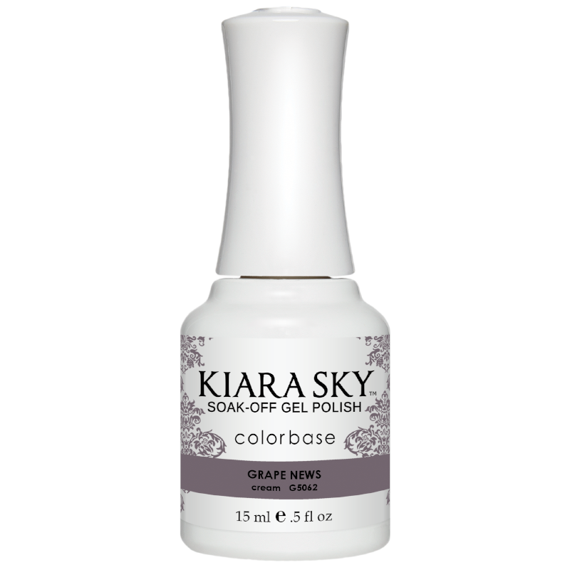 Kiara Sky Gel Polish - Grape News! G5062