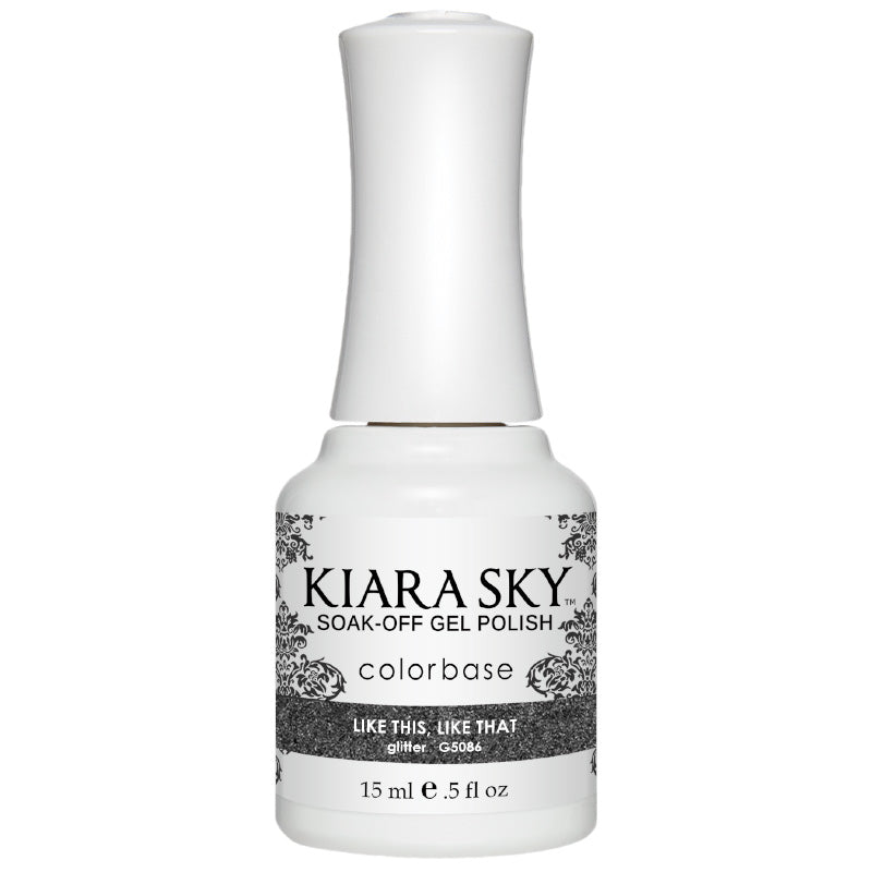 Kiara Sky Gel Polish - Little Black Dress G5086