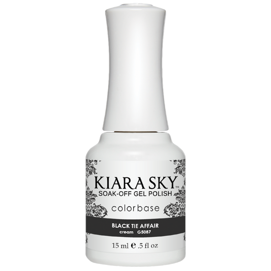 Kiara Sky Gel Polish - Black Tie Affair G5087