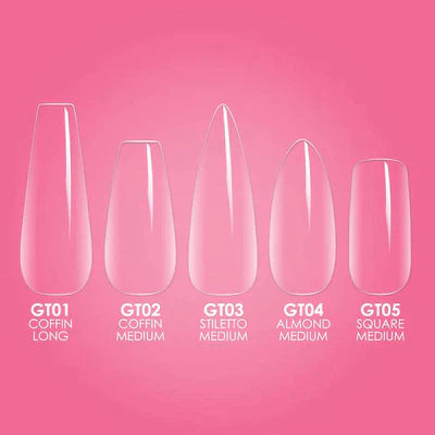 Kiara Sky Gel Tips Starter Kit - Almond Medium GT04