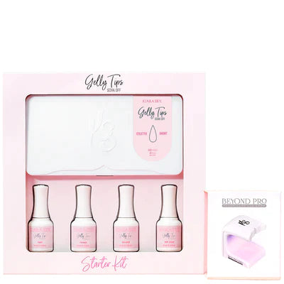 Kiara Sky Gel Tips Starter Kit - Stiletto Short GT07