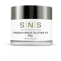 SNS - White Glitter F3 Dip Powder 2oz