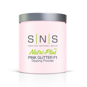 SNS - Pink Glitter F1 Dip Powder 16oz