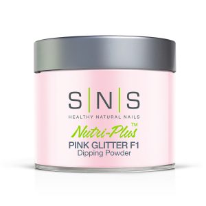 SNS - Pink Glitter F1 Dip Powder 4oz