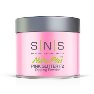 SNS - Pink Glitter F2 Dip Powder 4oz