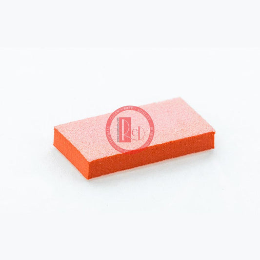 RED Mini Long Buffer Orange/White 80/100 Grit